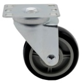 31D-SPD5-0 MODULAR SOLUTION CASTER<BR>5" WHEEL, SWIVEL PLATE
